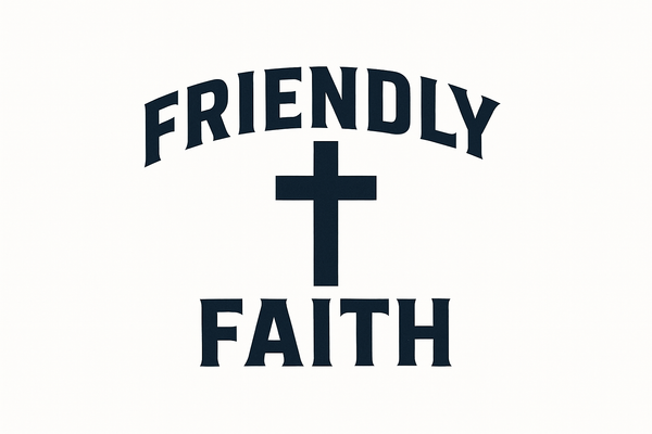 Put friendly above the cross and make the cross straight