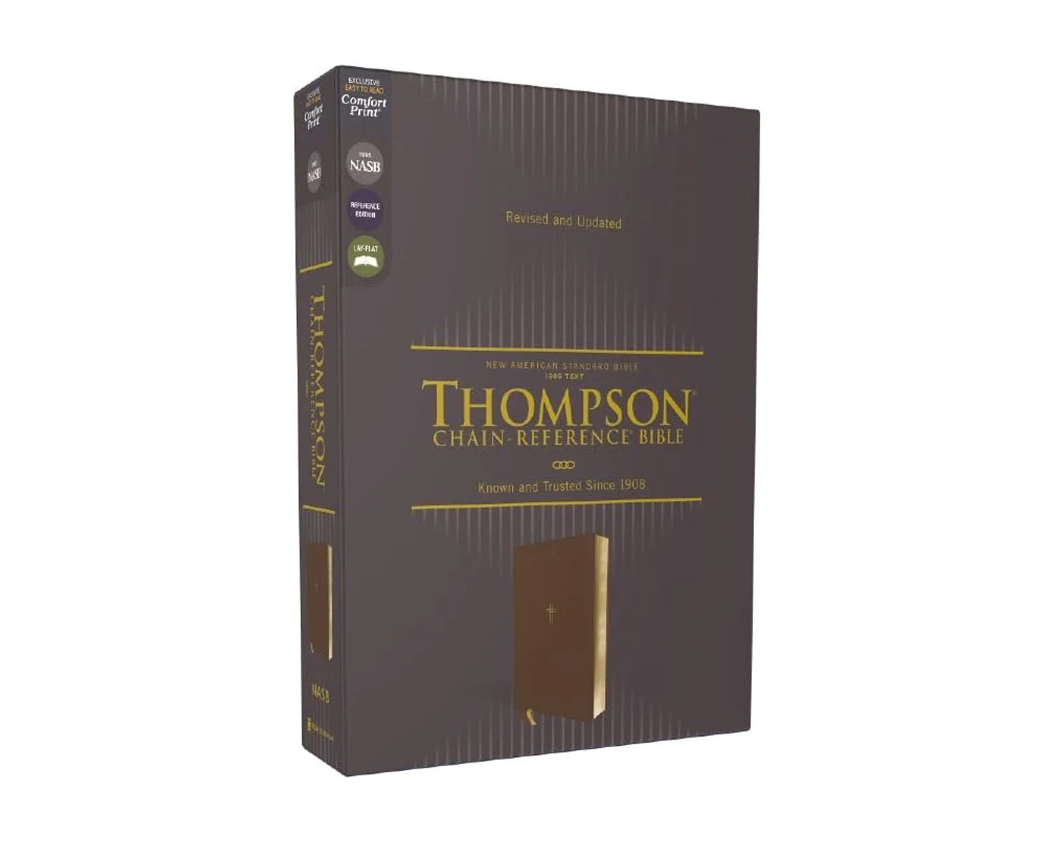 Nasb, Thompson Chain-Reference Bible, Leathersoft, Brown, 1995 Text, Red Letter, Comfort Print, (Hardcover)