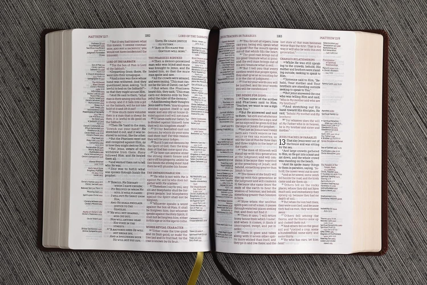 Nasb, Thompson Chain-Reference Bible, Leathersoft, Brown, 1995 Text, Red Letter, Comfort Print, (Hardcover)