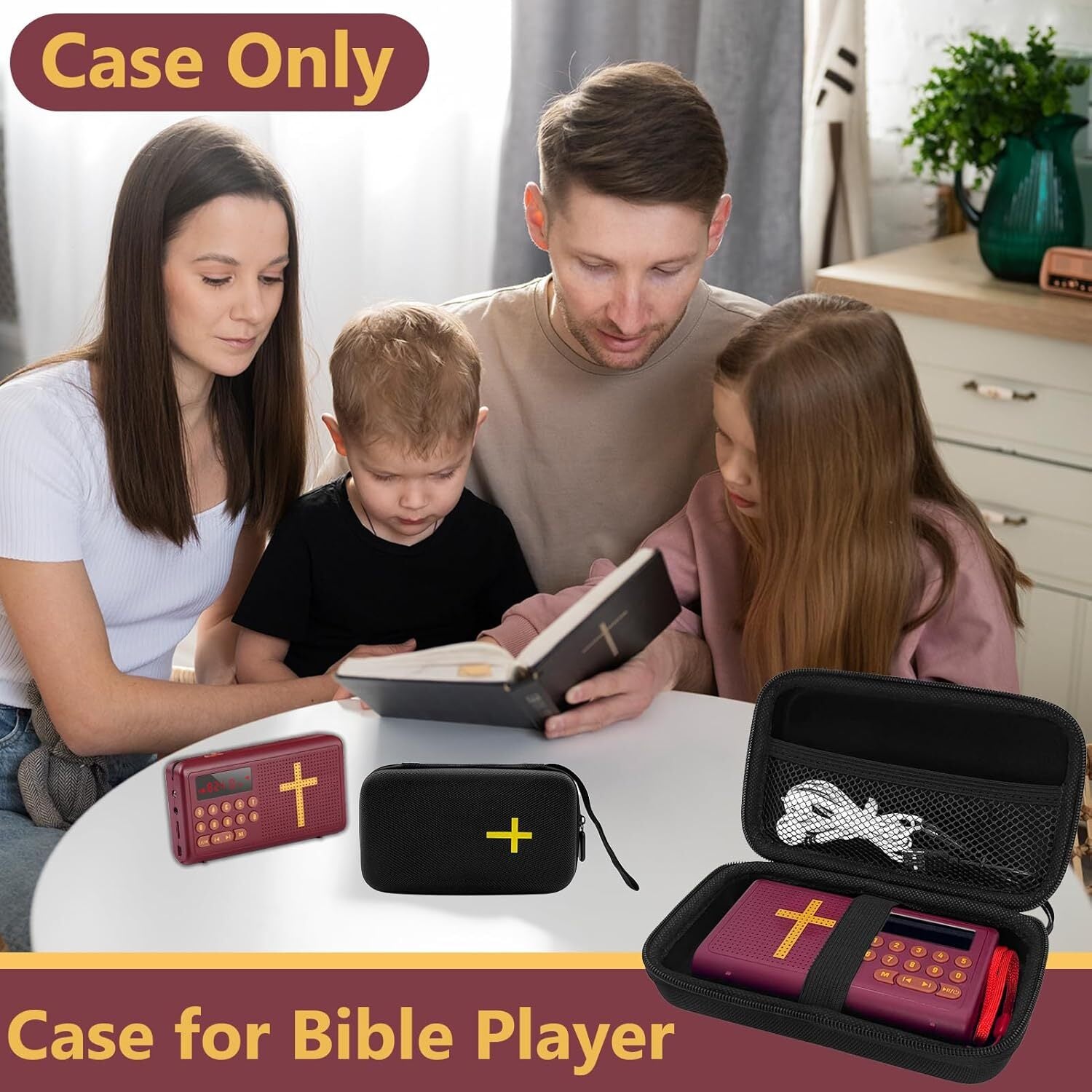 Carry Case Compatible with Wonder Bible - the Talking Audio Bible Player (Cas...