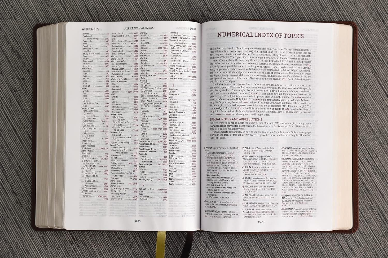 Nasb, Thompson Chain-Reference Bible, Leathersoft, Brown, 1995 Text, Red Letter, Comfort Print, (Hardcover)