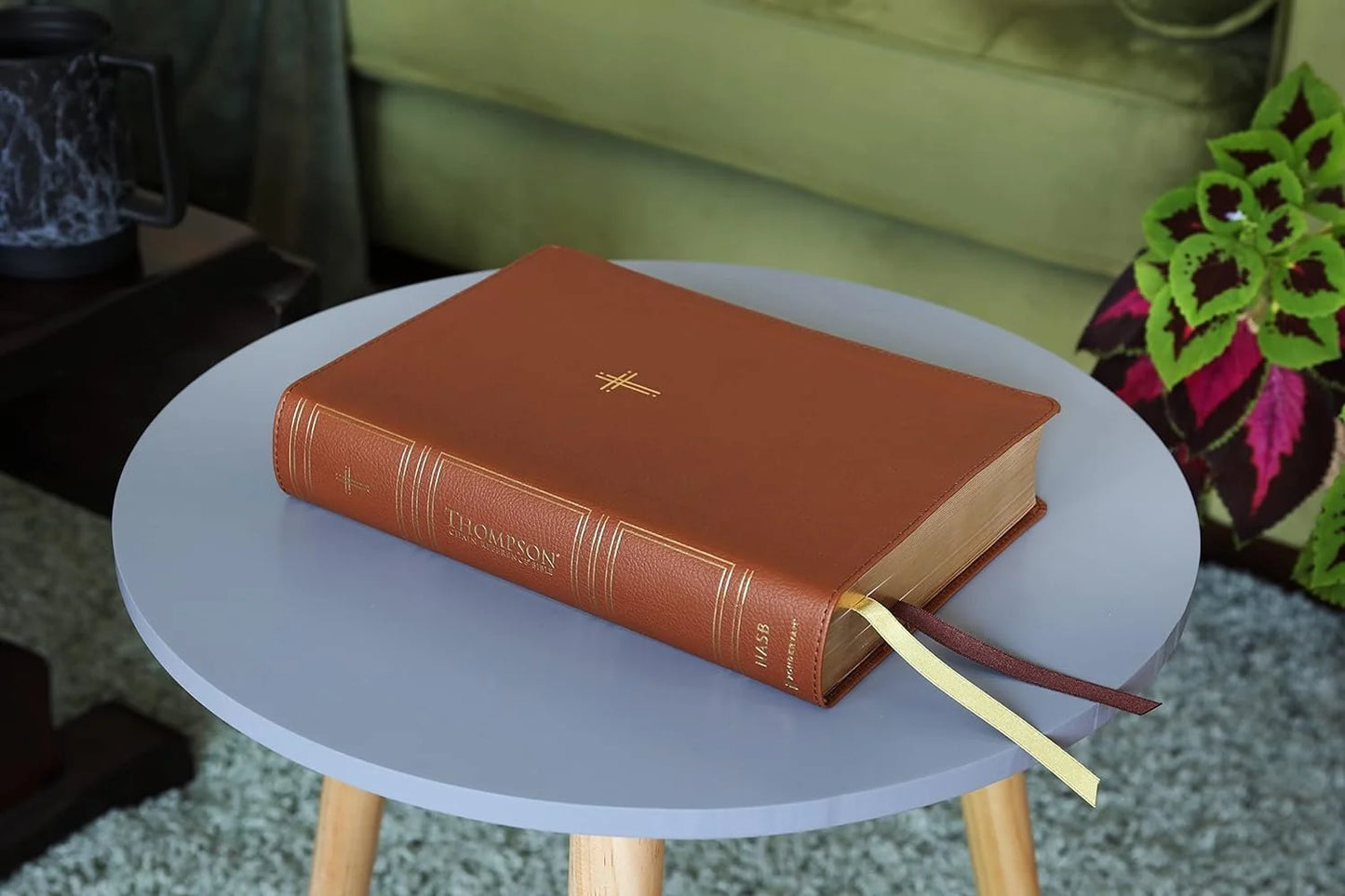 Nasb, Thompson Chain-Reference Bible, Leathersoft, Brown, 1995 Text, Red Letter, Comfort Print, (Hardcover)